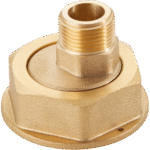 brass bayonet coupling 2 piece set for meter