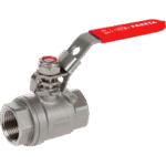 red handle stainless steel ball valve aisi 316